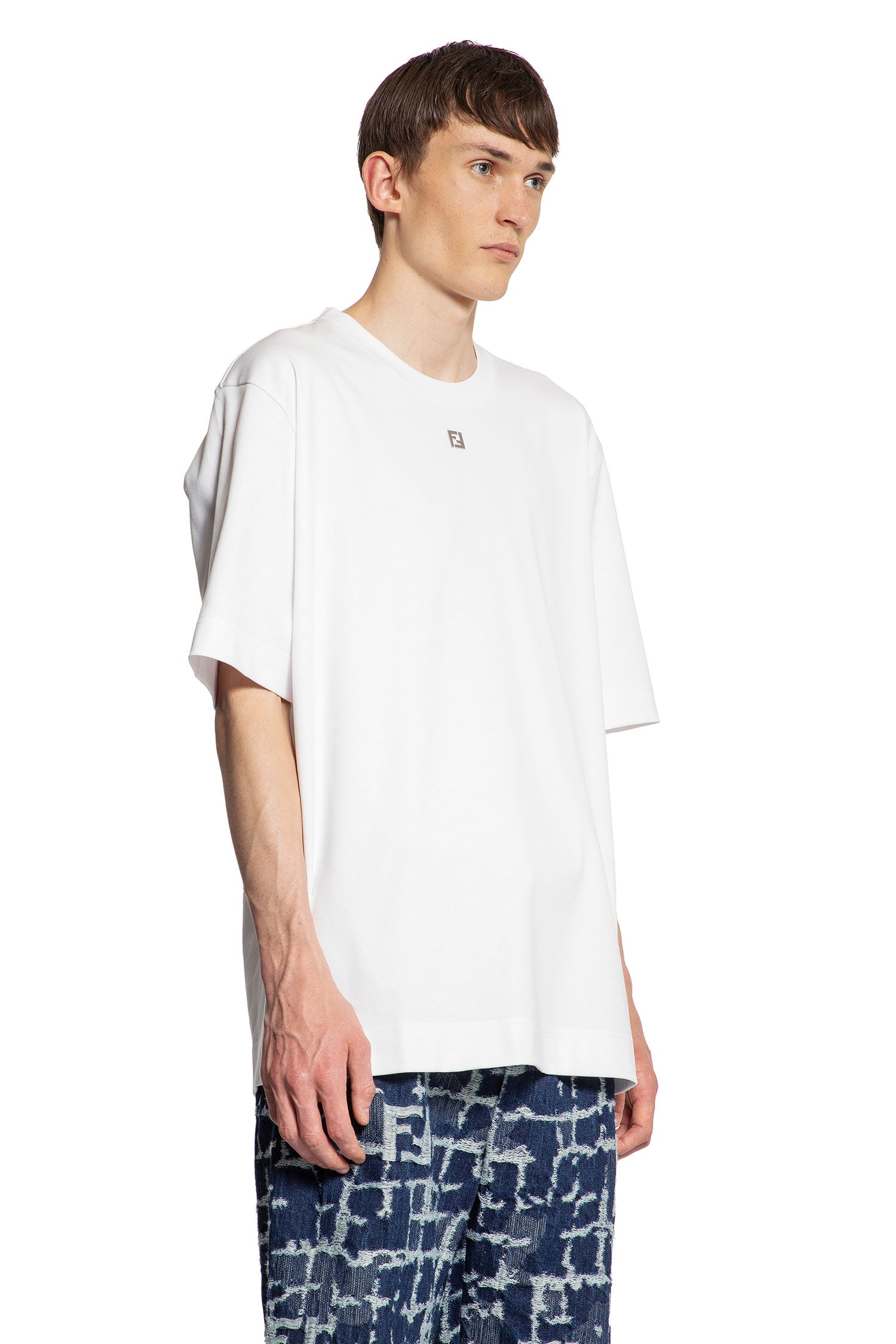 FENDI MAN WHITE T-SHIRTS