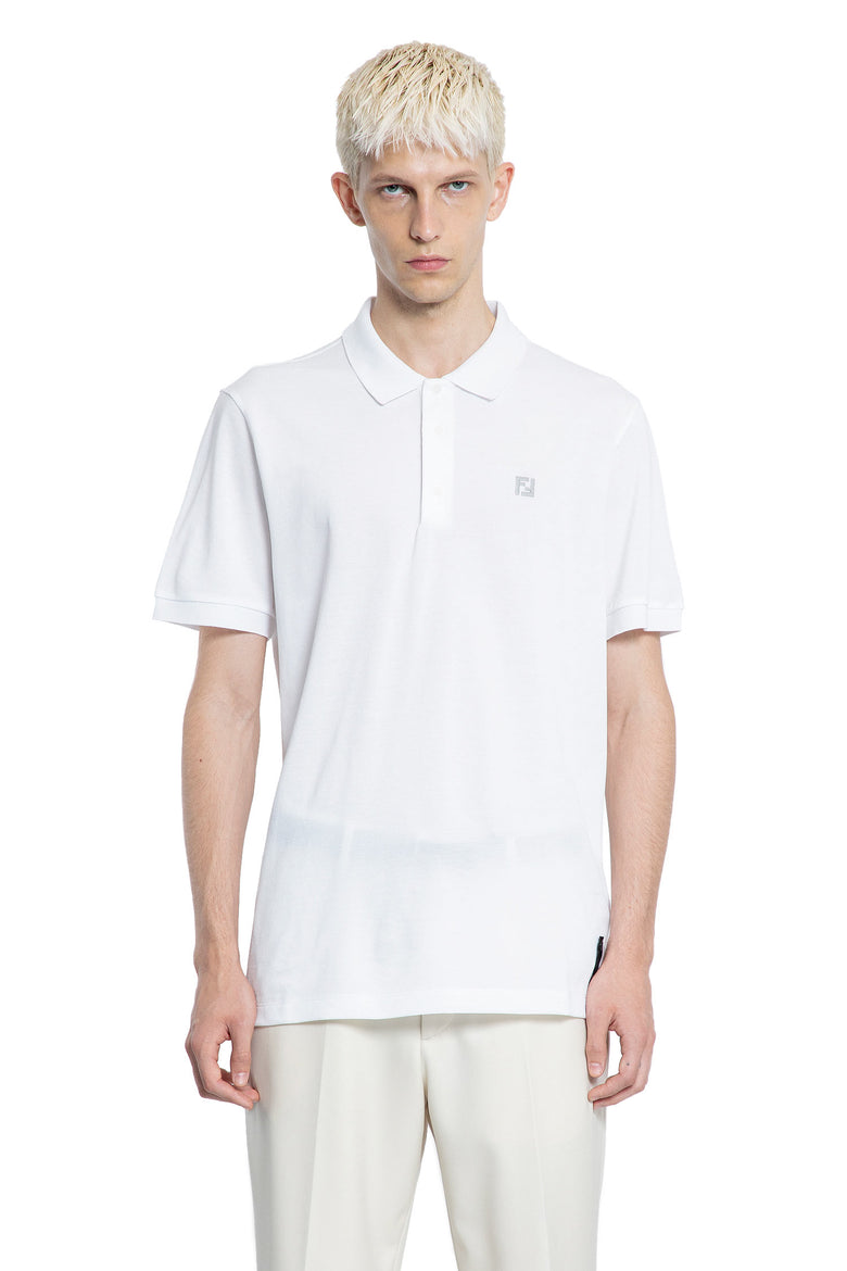 FENDI MAN WHITE T-SHIRTS & TANK TOPS
