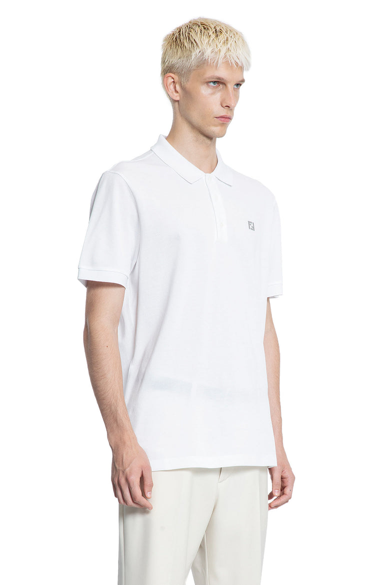FENDI MAN WHITE T-SHIRTS & TANK TOPS