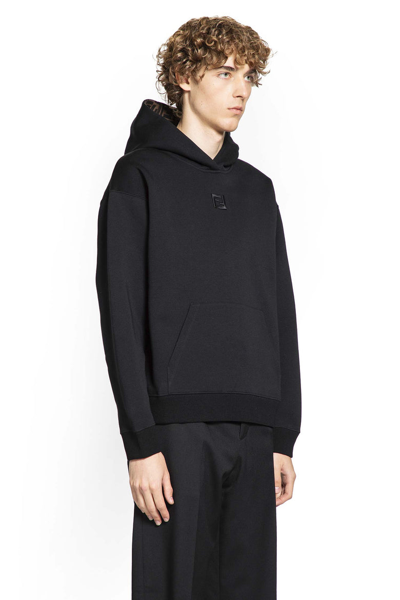 FENDI MAN BLACK SWEATSHIRTS