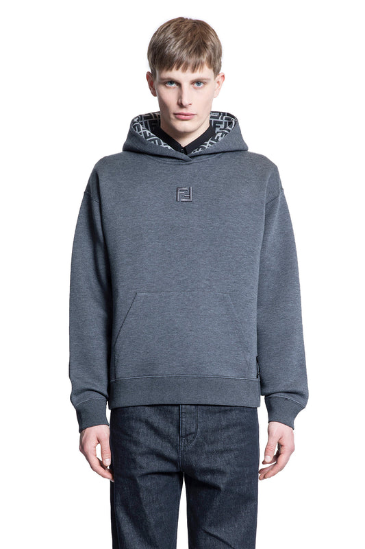 FENDI MAN GREY SWEATSHIRTS