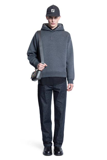 FENDI MAN GREY SWEATSHIRTS