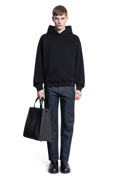 FENDI MAN BLACK SWEATSHIRTS