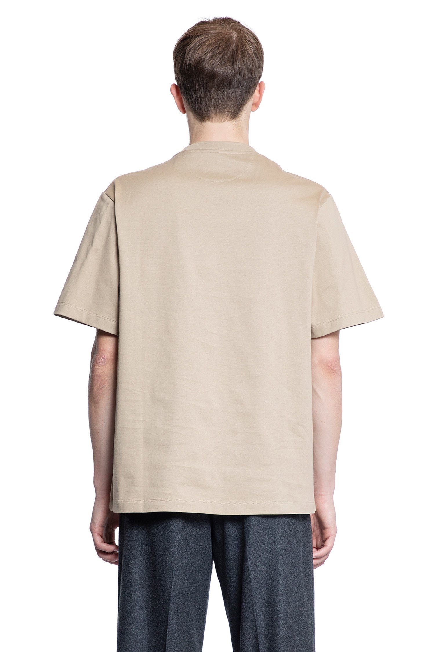 FENDI MAN BEIGE T-SHIRTS & TANK TOPS