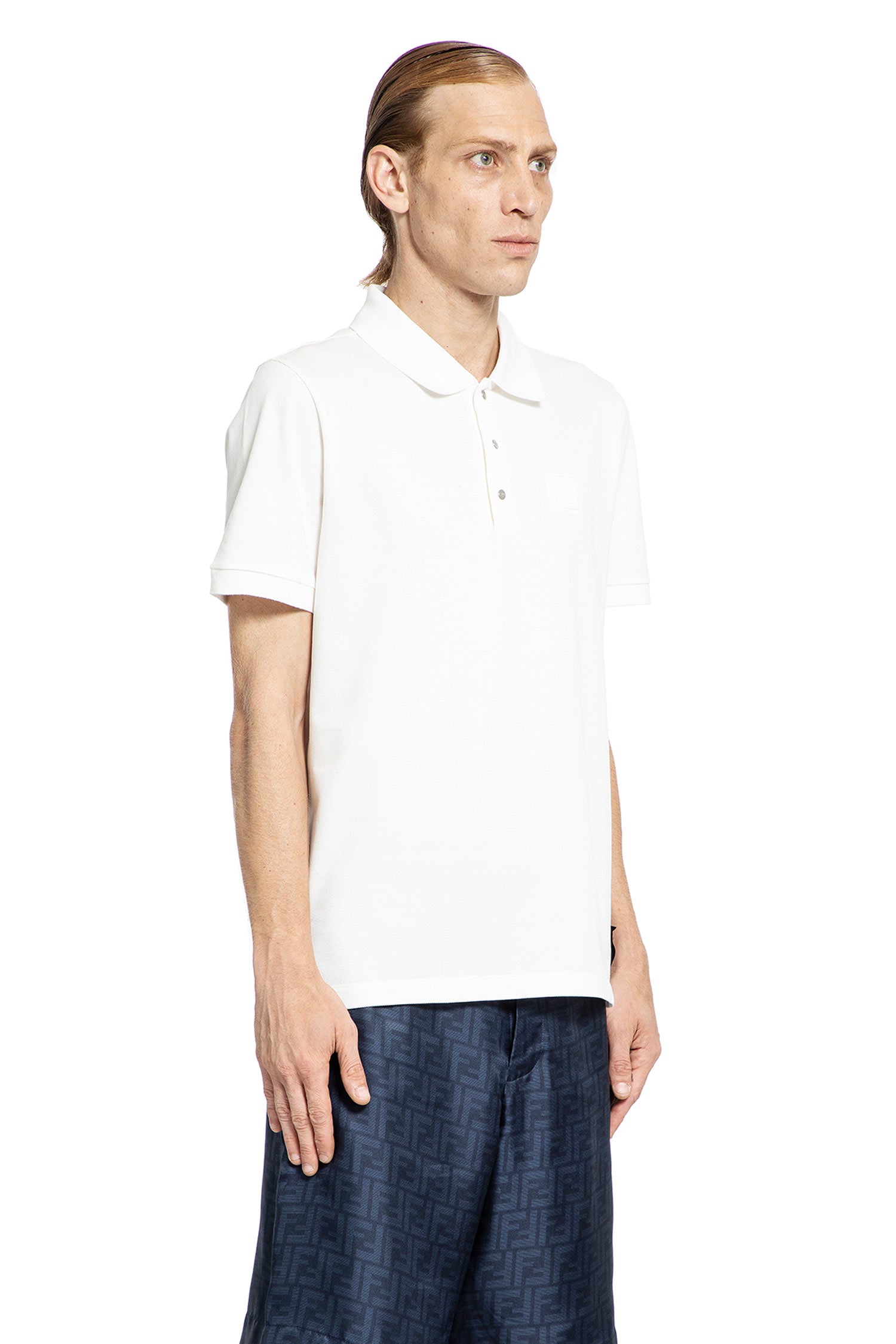 FENDI MAN OFF-WHITE T-SHIRTS & TANK TOPS