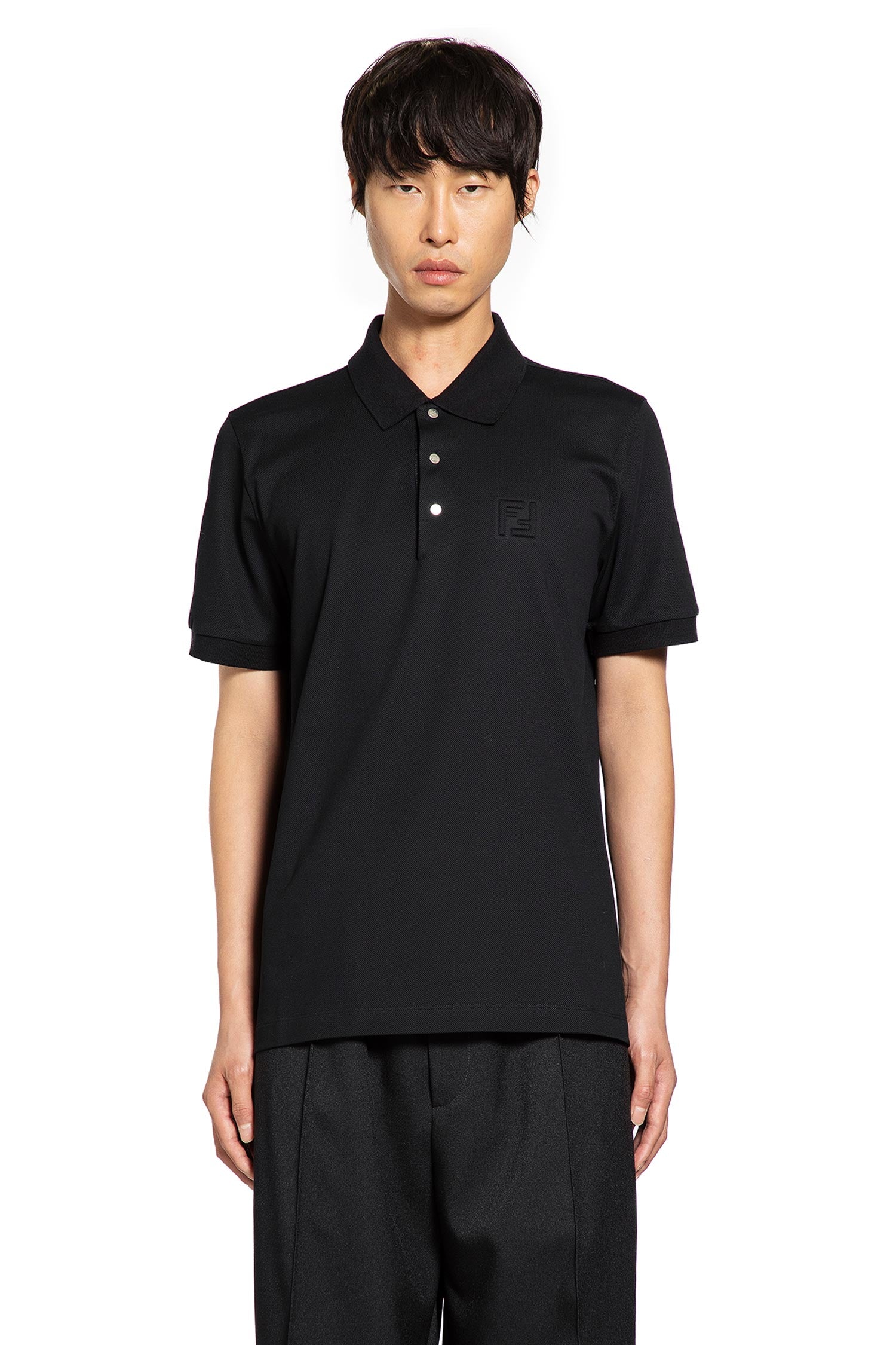 Zucca Cotton Blend Polo Shirt