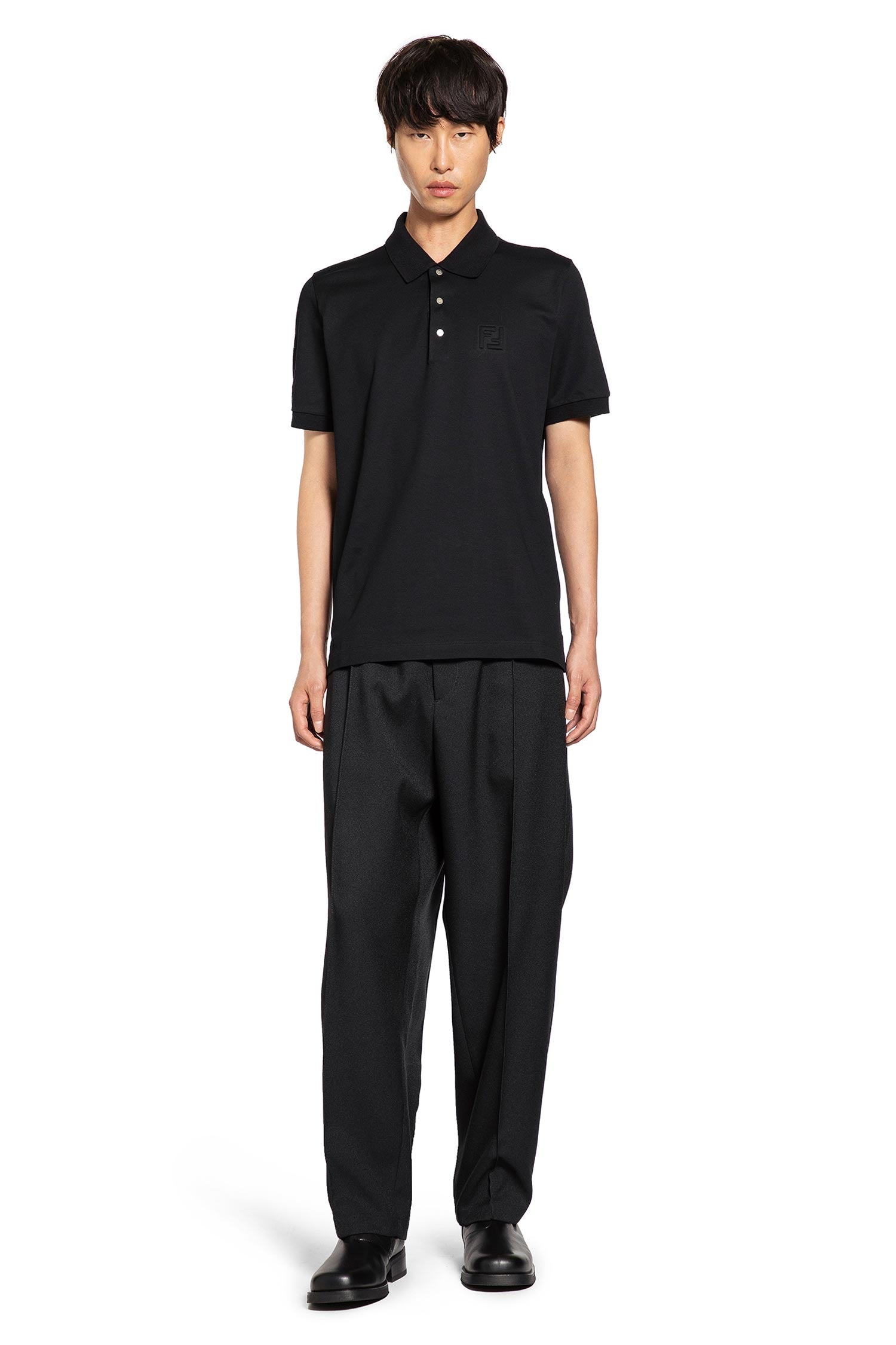 Zucca Cotton Blend Polo Shirt