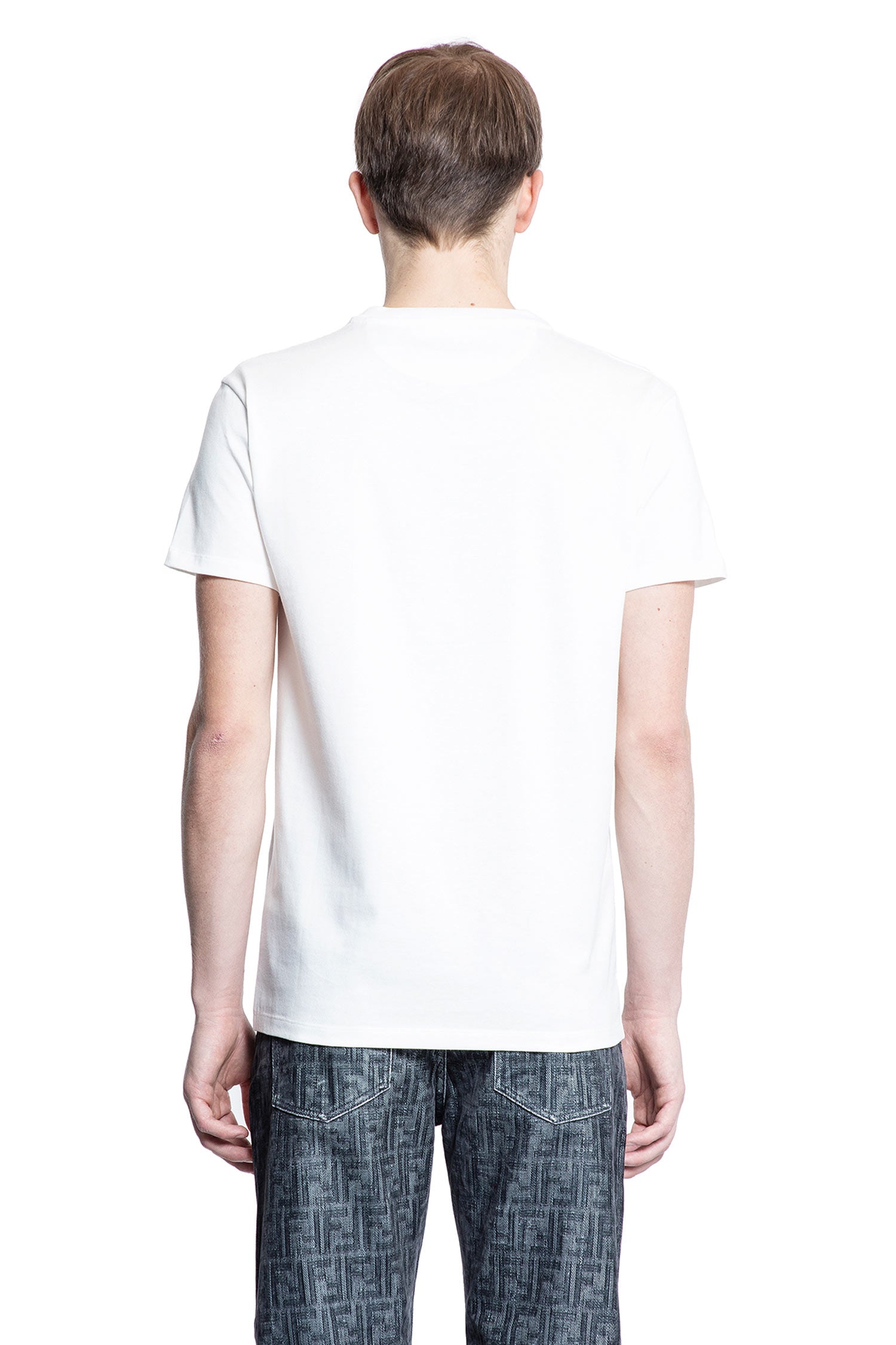 FENDI MAN WHITE T-SHIRTS & TANK TOPS