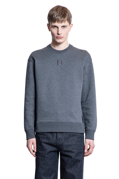 FENDI MAN GREY KNITWEAR