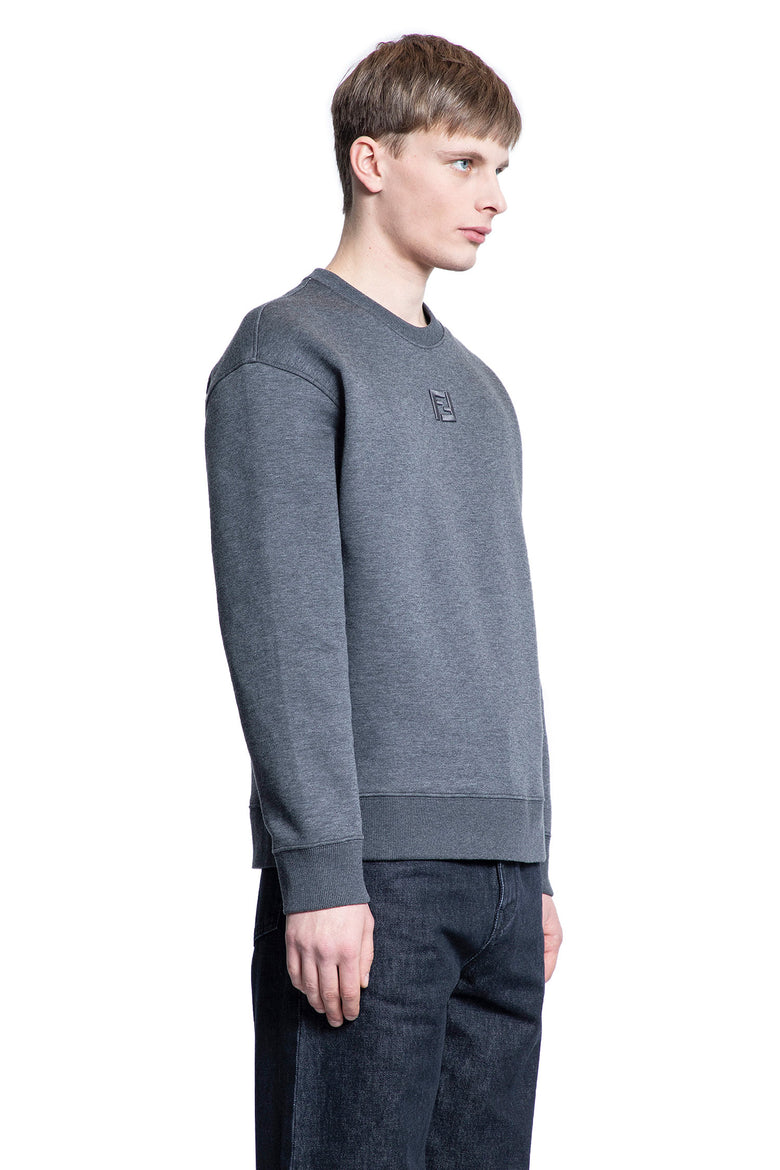 FENDI MAN GREY KNITWEAR