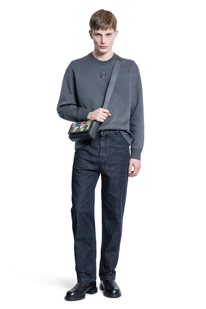 FENDI MAN GREY KNITWEAR