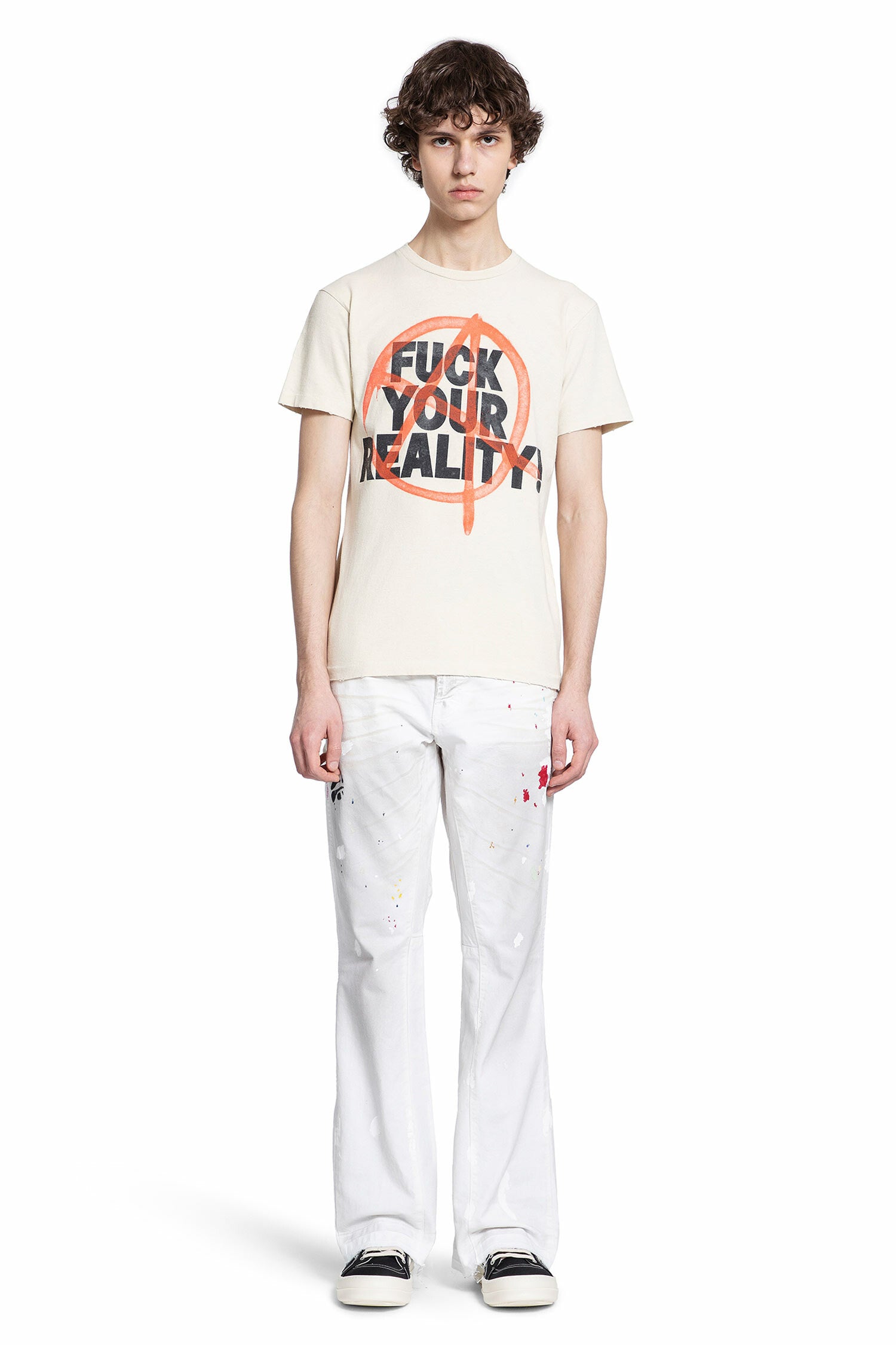 GALLERY DEPT. MAN OFF-WHITE T-SHIRTS - GALLERY DEPT. - T-SHIRTS 