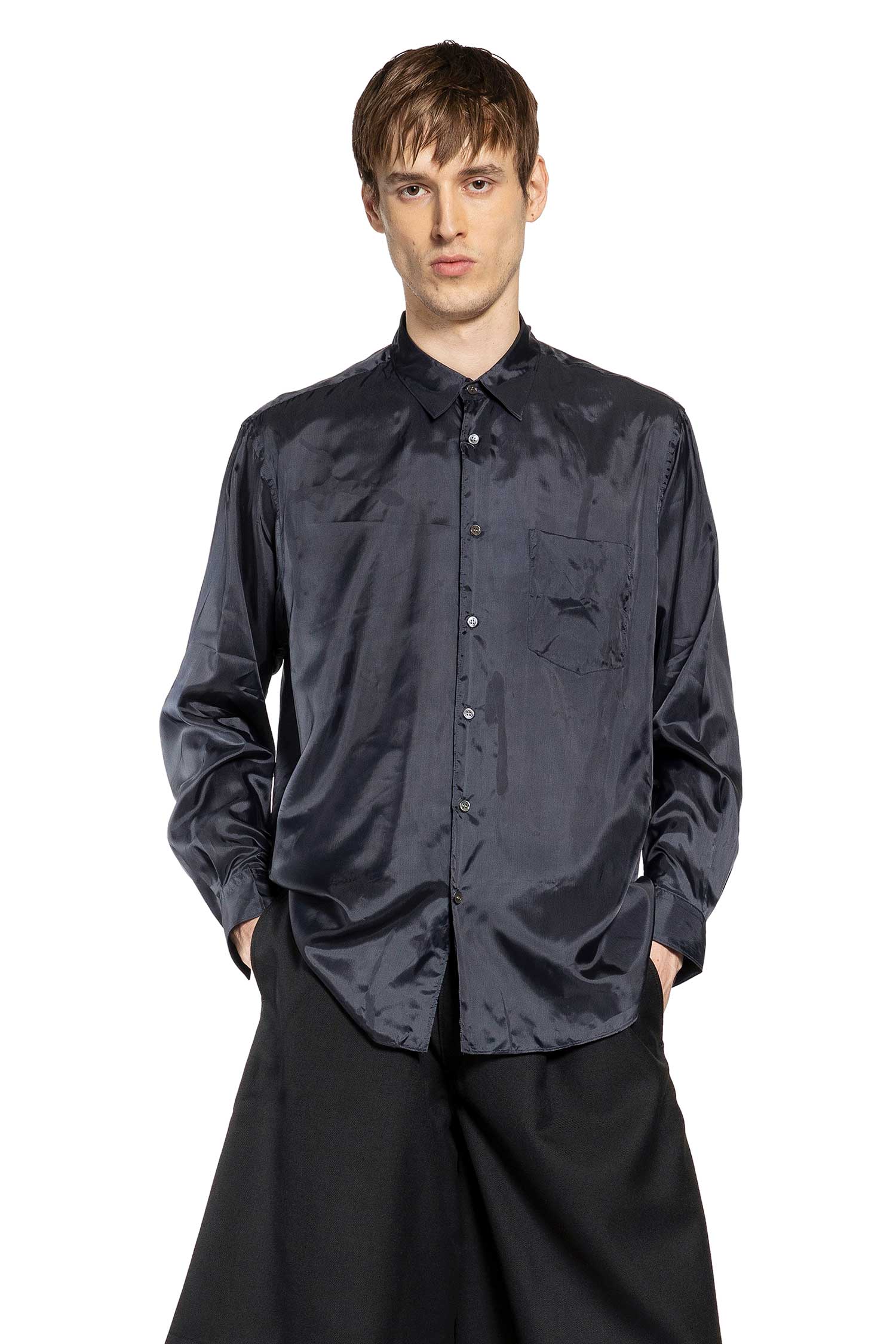 Pocket Shirt in Satin