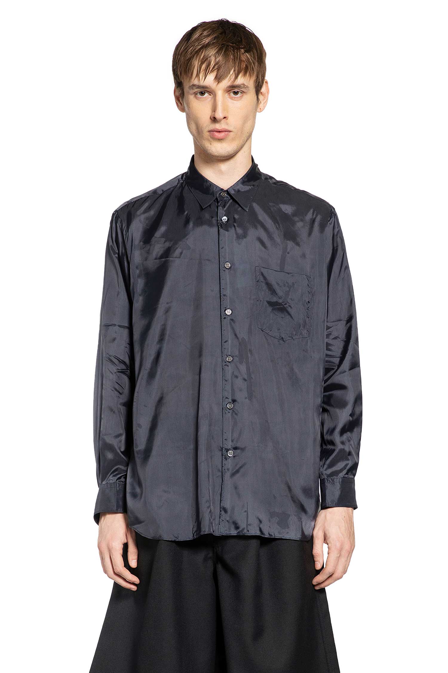 Pocket Shirt in Satin