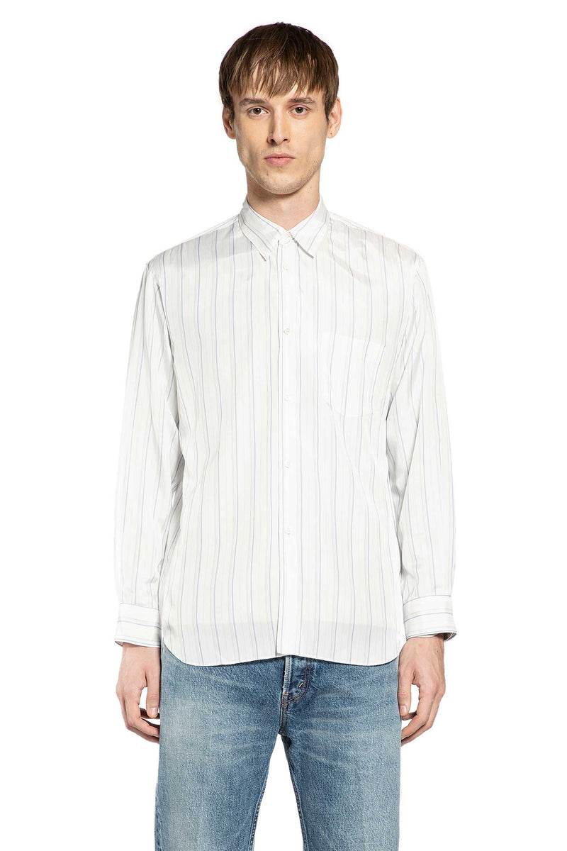 Pocket Shirt in Striped Sheer Cupro