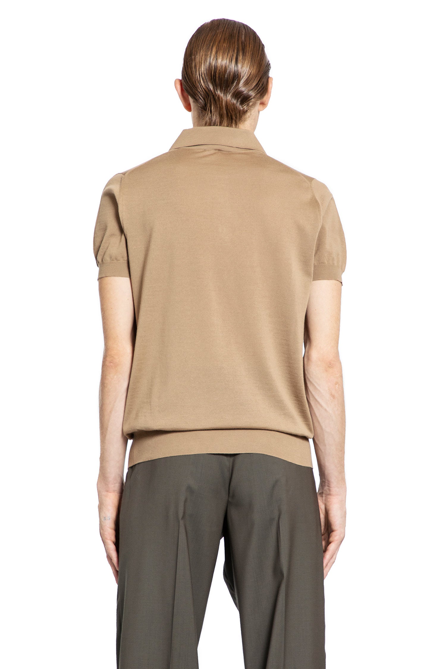 FENDI MAN BROWN T-SHIRTS & TANK TOPS