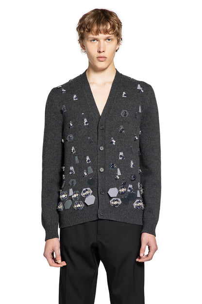 FENDI MAN GREY KNITWEAR