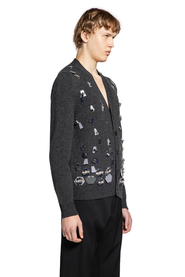 FENDI MAN GREY KNITWEAR