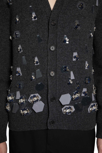 FENDI MAN GREY KNITWEAR