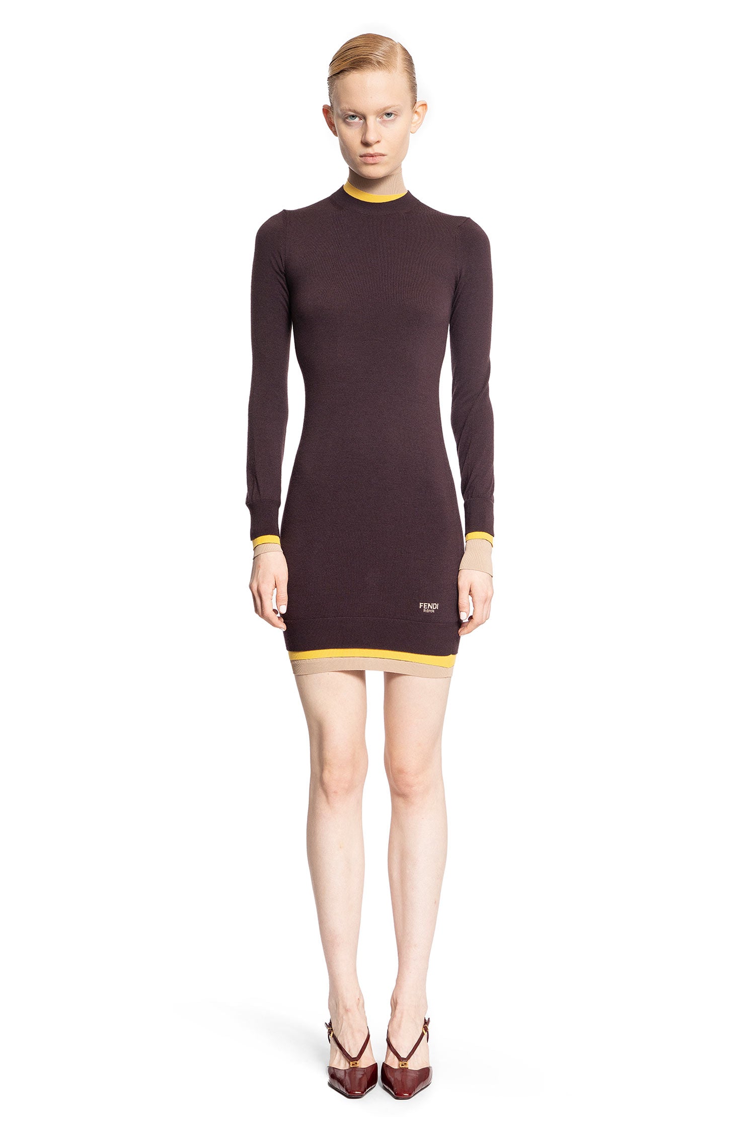 FENDI WOMAN PURPLE DRESSES