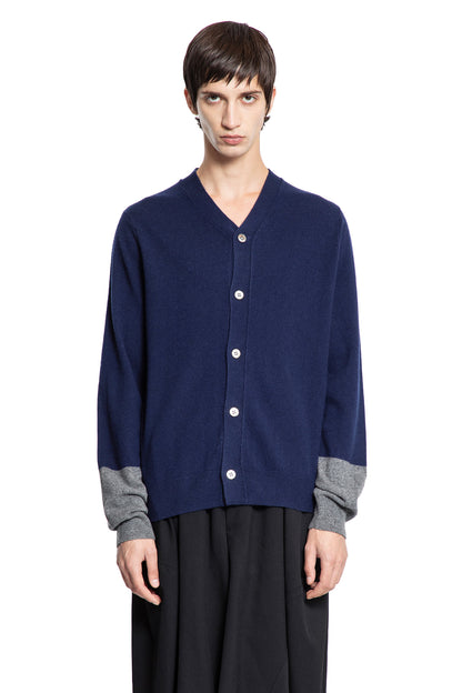 Two-Tone Lambswool Cardigan