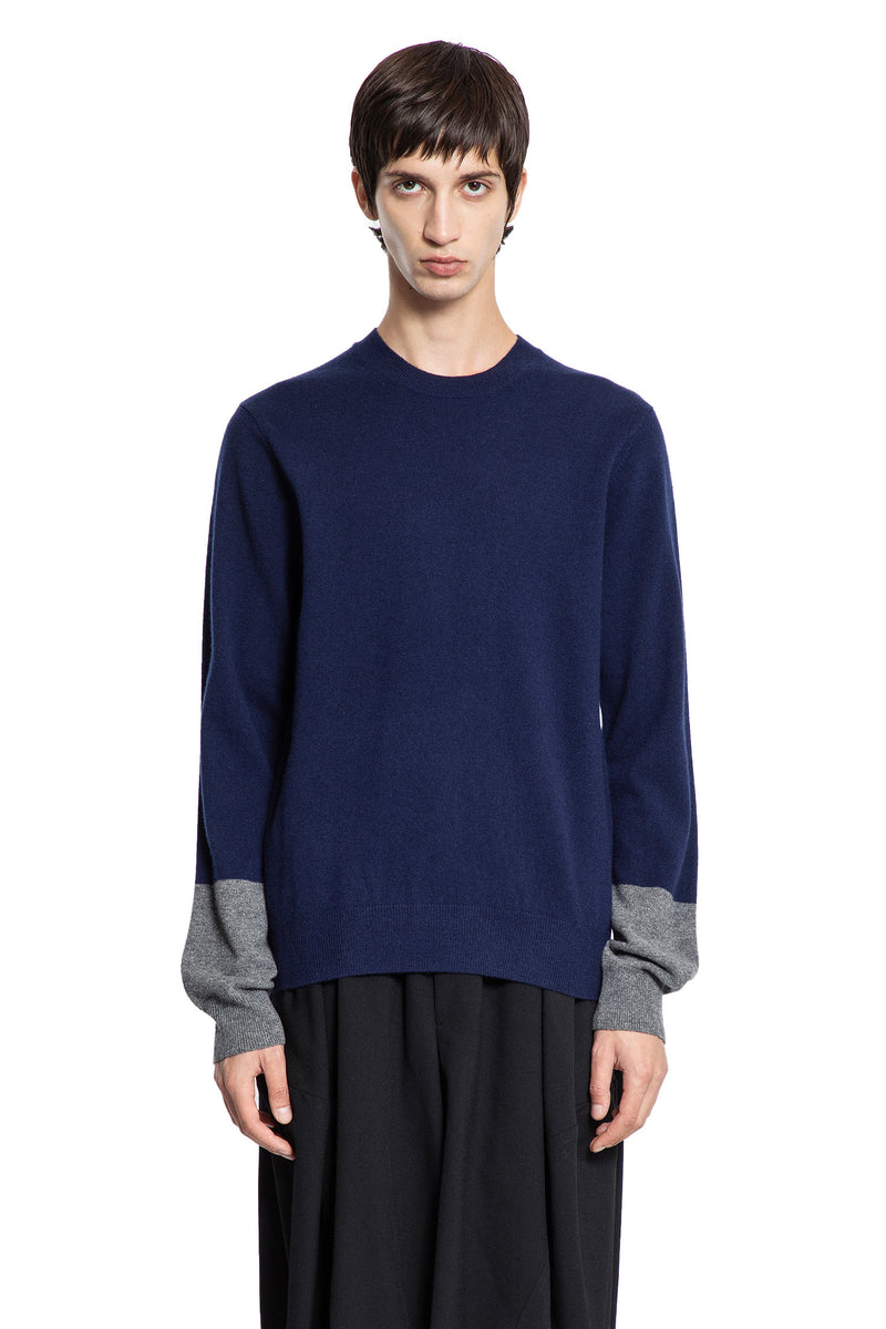COMME DES GARCONS SHIRT Two-Tone Lambswool Sweater man
