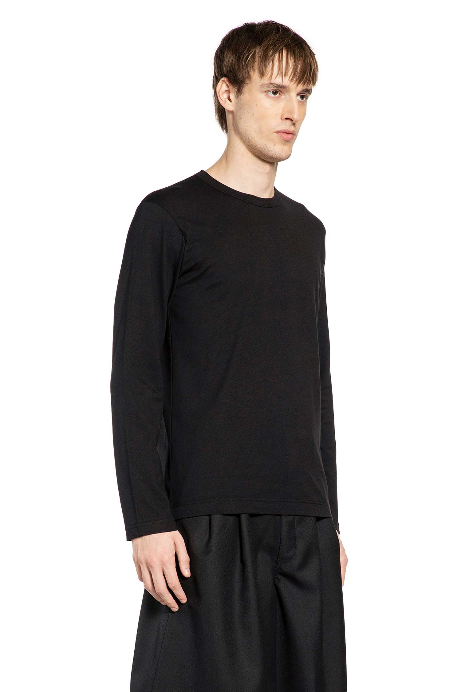 Cotton Jersey Long Sleeve T-Shirt