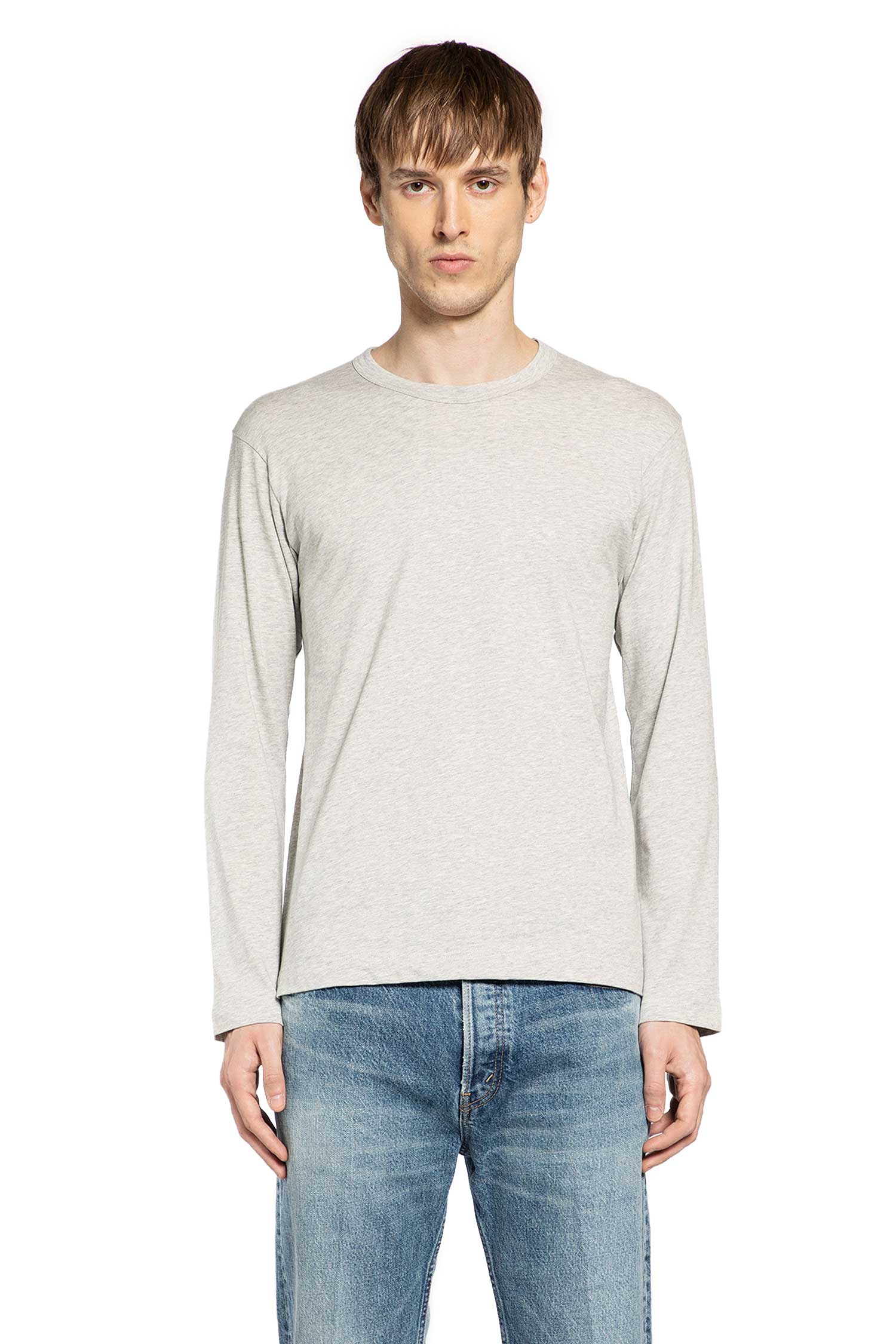 Cotton Jersey Long Sleeve T-Shirt