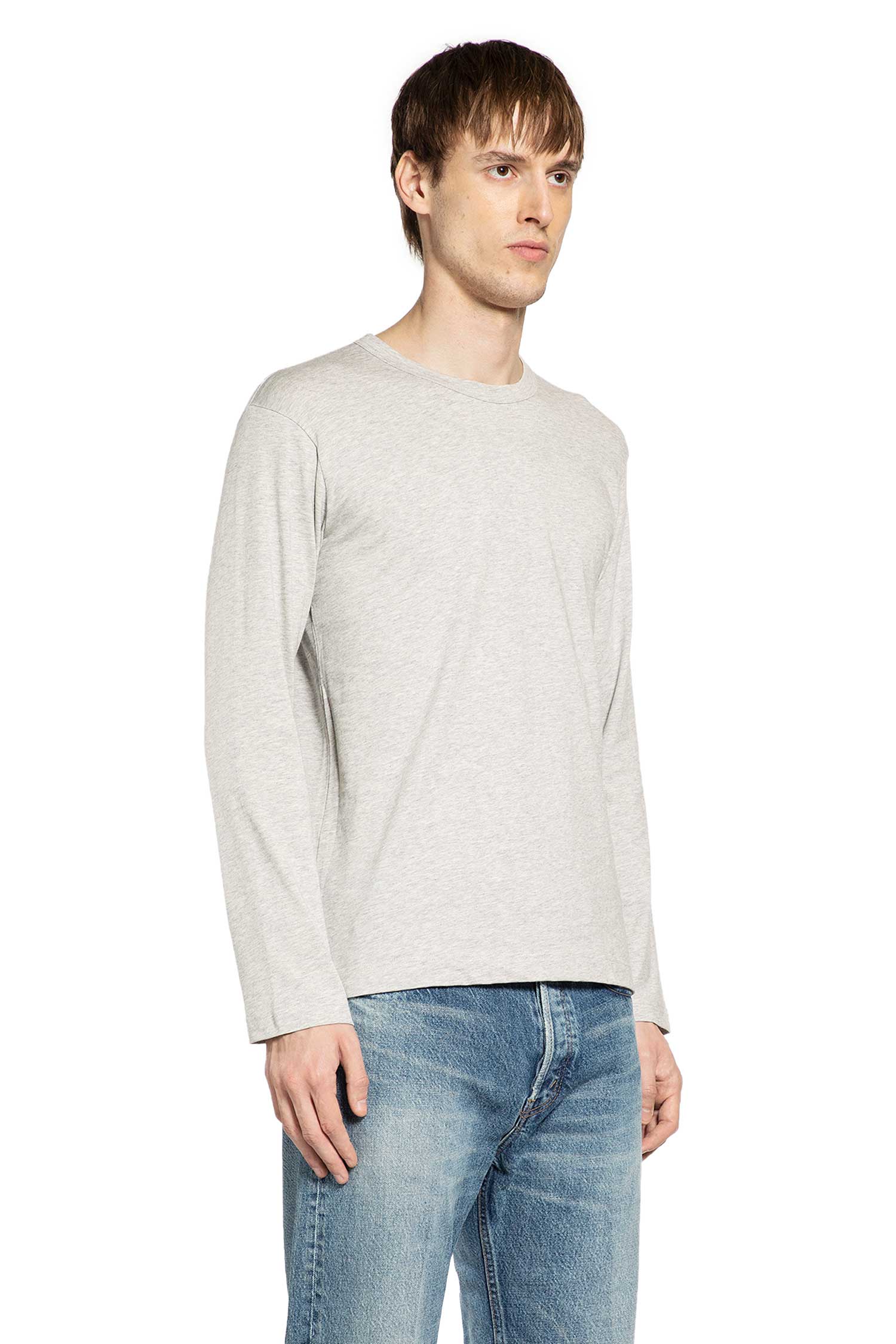 Cotton Jersey Long Sleeve T-Shirt
