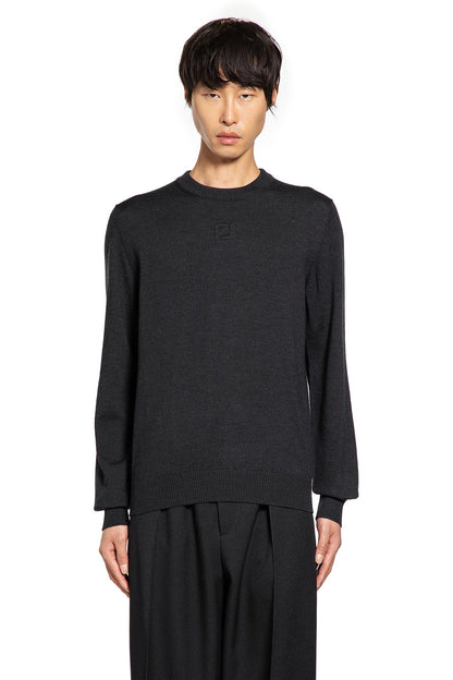 Crewneck Knitwear In Fleece Wool