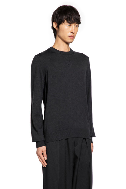 Crewneck Knitwear In Fleece Wool