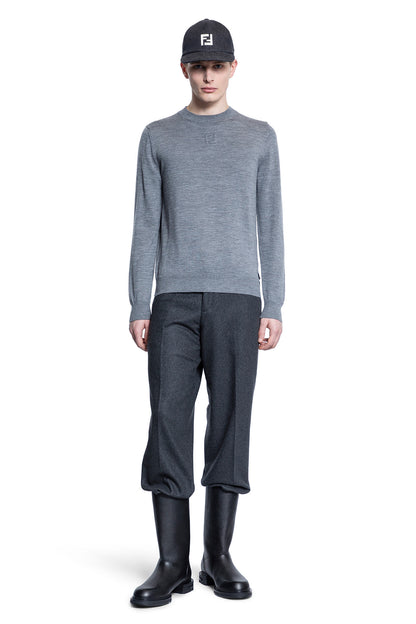 FENDI MAN GREY KNITWEAR