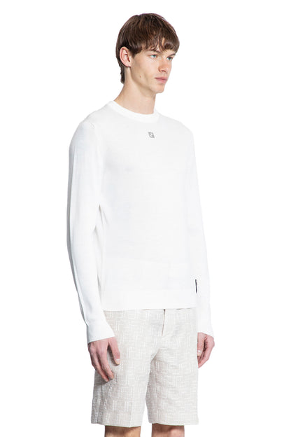 FENDI MAN WHITE KNITWEAR