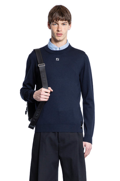 FENDI MAN BLUE KNITWEAR