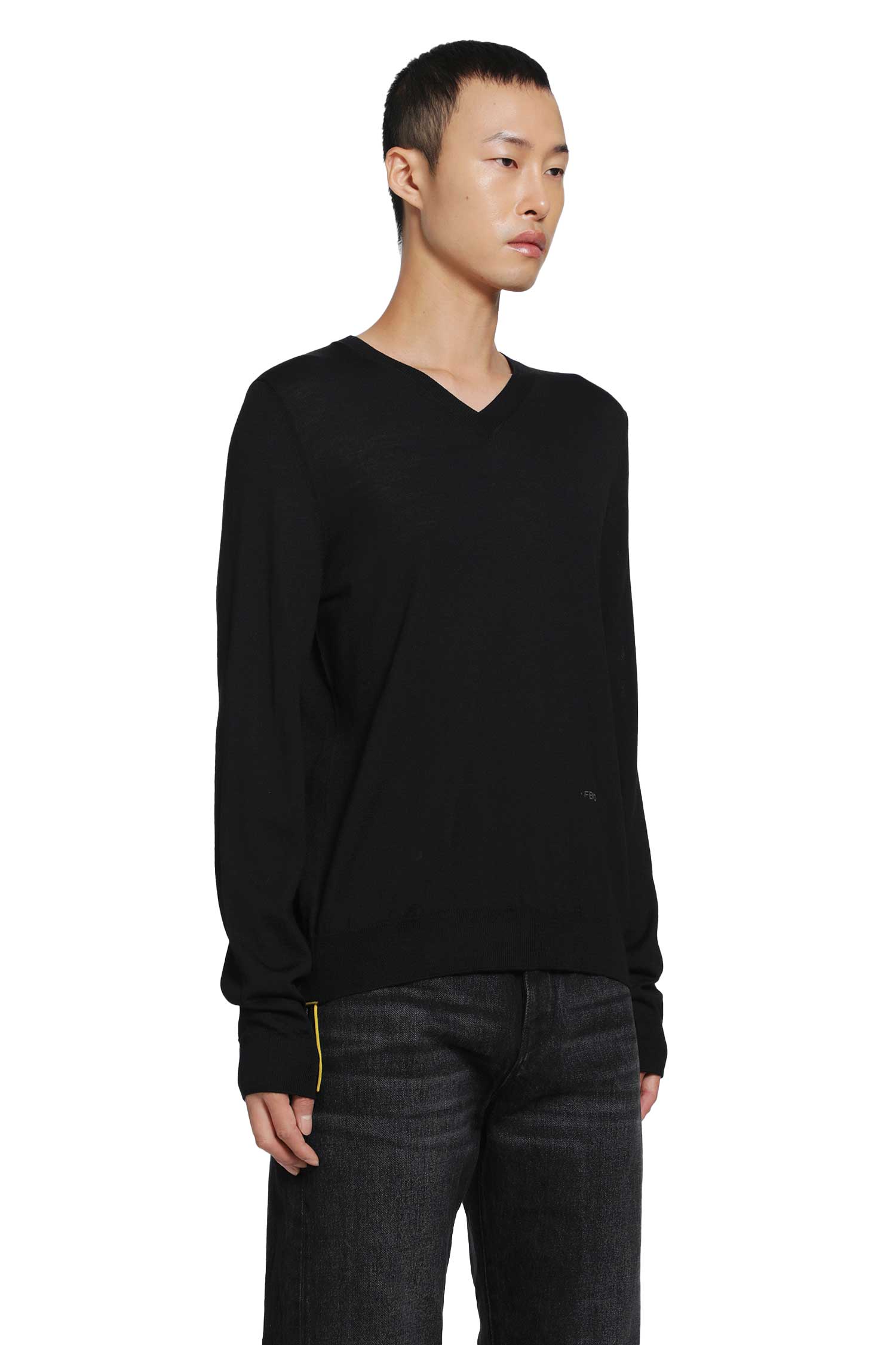 FENDI Wool V-Neck Sweater man