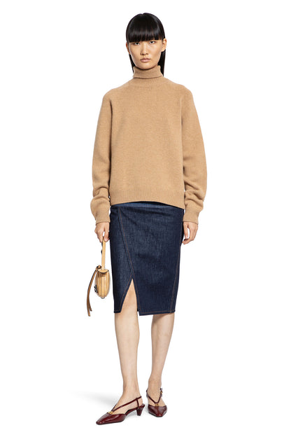 FENDI WOMAN BROWN KNITWEAR