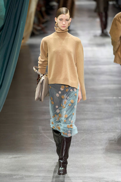 FENDI WOMAN BROWN KNITWEAR