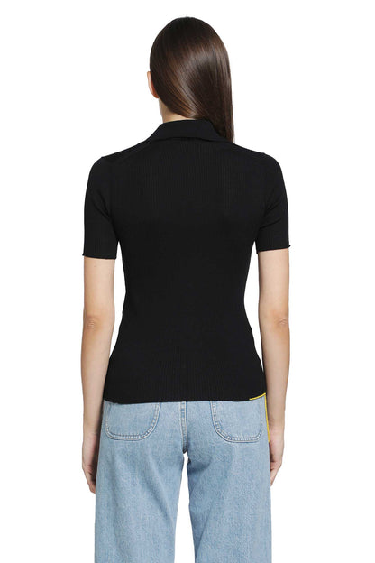 Wool Ribbed Polo Shirt