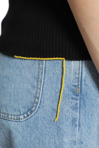 Wool Ribbed Polo Shirt