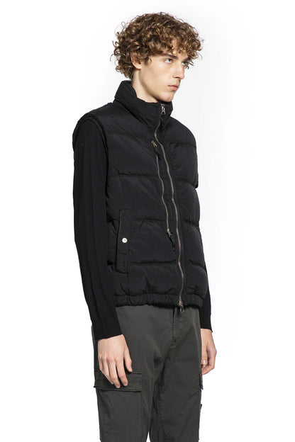 STONE ISLAND MAN BLACK VESTS