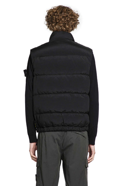 STONE ISLAND MAN BLACK VESTS