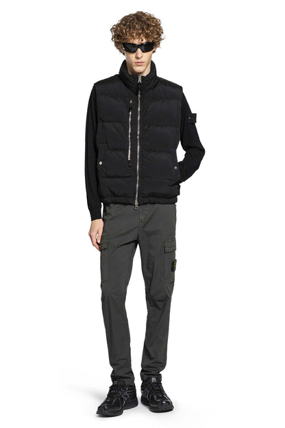 STONE ISLAND MAN BLACK VESTS