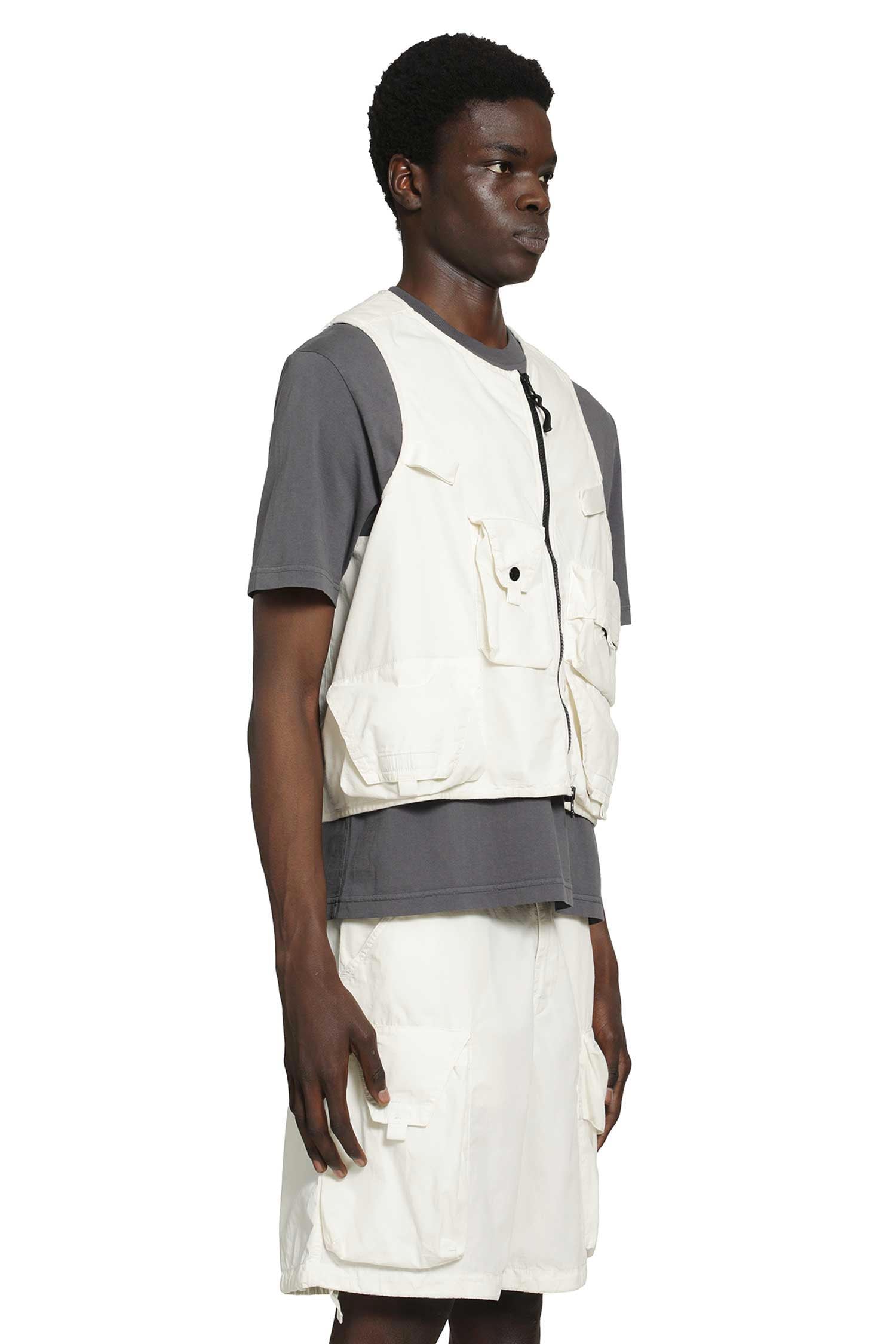 STONE ISLAND Cropped Utility Vest man