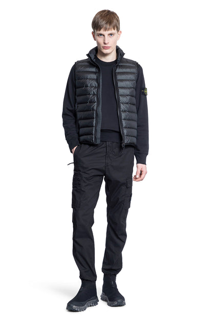 STONE ISLAND MAN BLACK VESTS