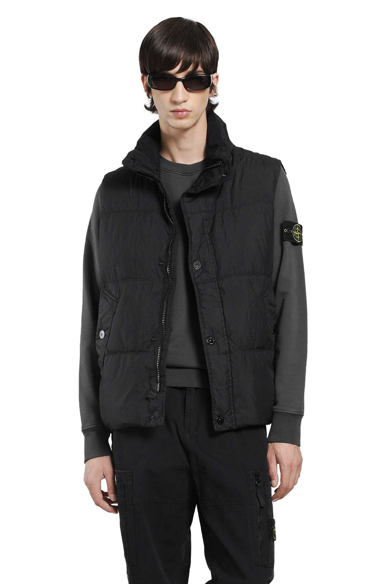 STONE ISLAND G100010 Crinkle Reps Down Vest man