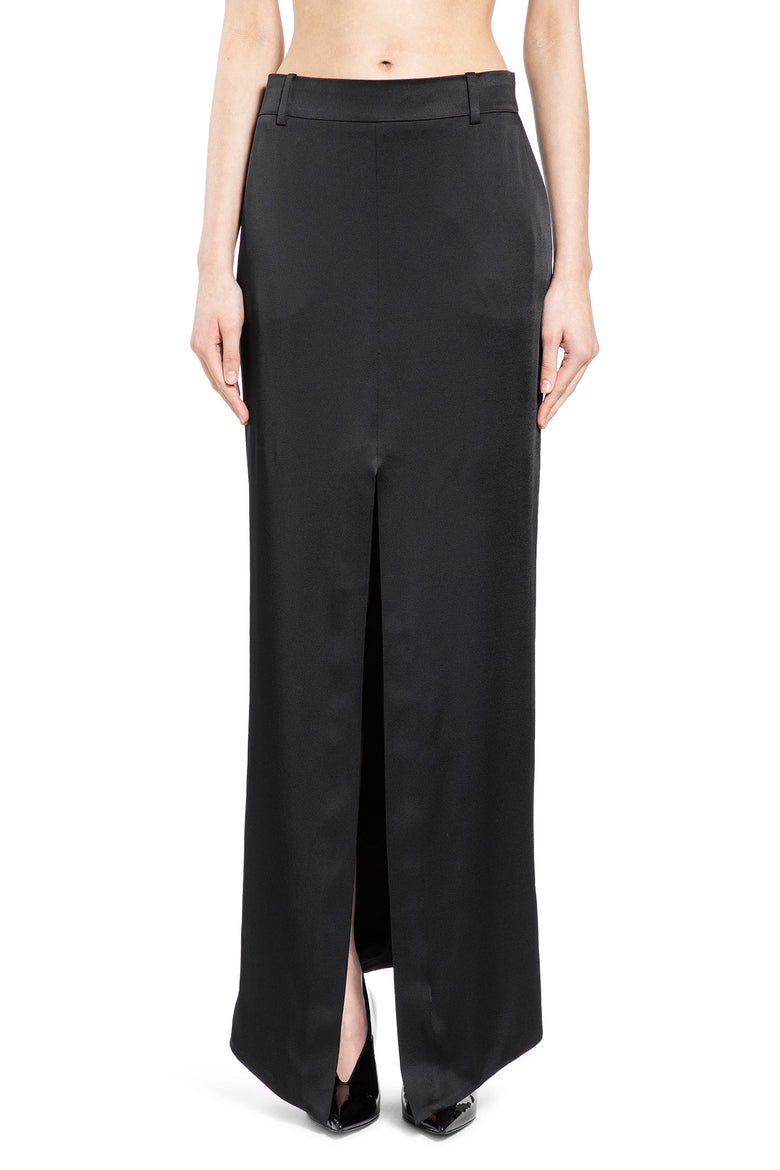 Crepe Envers Satin Tailored Maxi Skirt