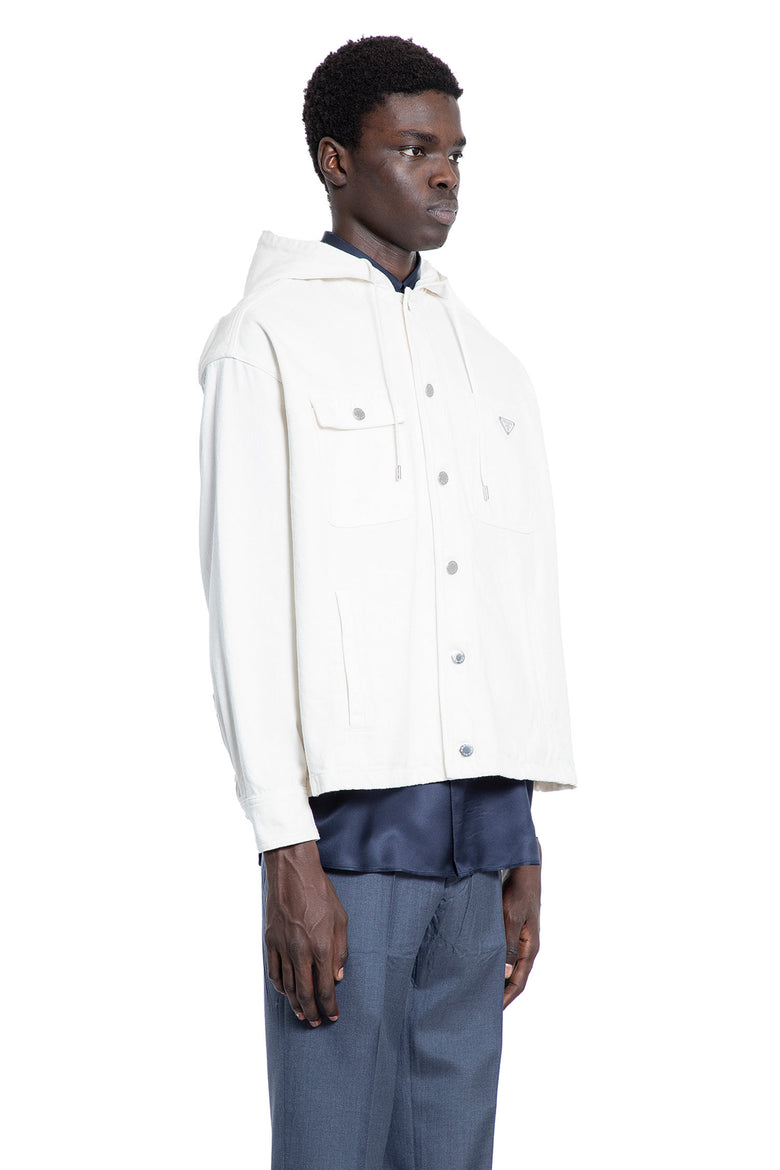 PRADA MAN WHITE SWEATSHIRTS