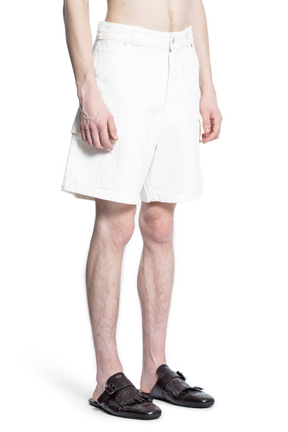 PRADA MAN WHITE SHORTS & SKIRTS