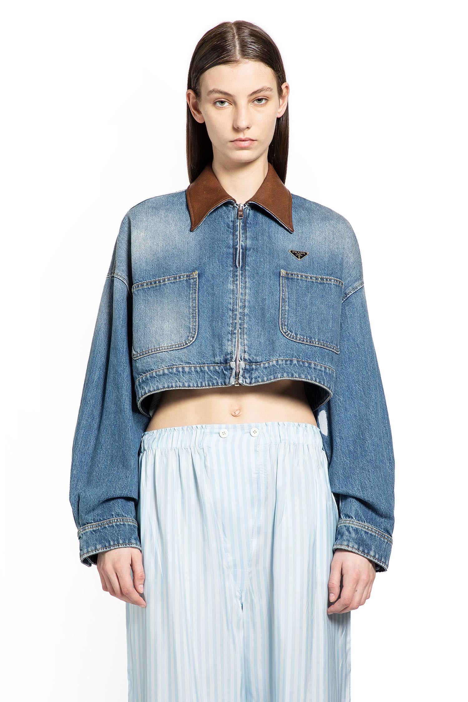 Cropped Denim Jacket
