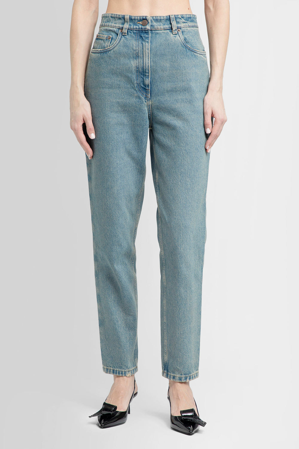 PRADA WOMAN BLUE JEANS